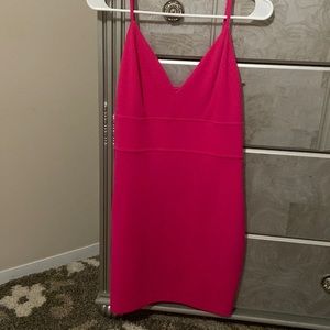 Super hot pink mini dress